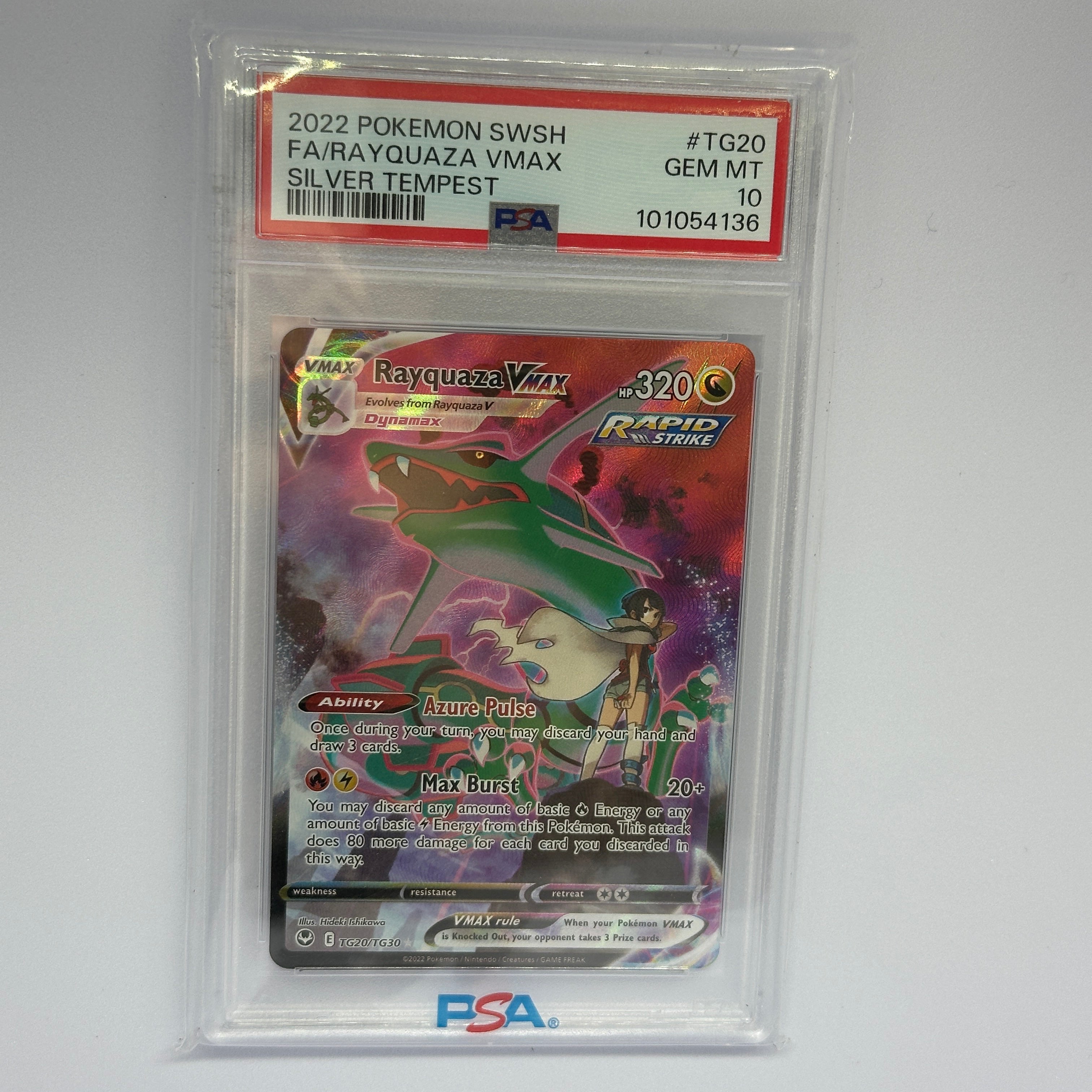 Rayquaza Vmax TG20/TG20 PSA 10