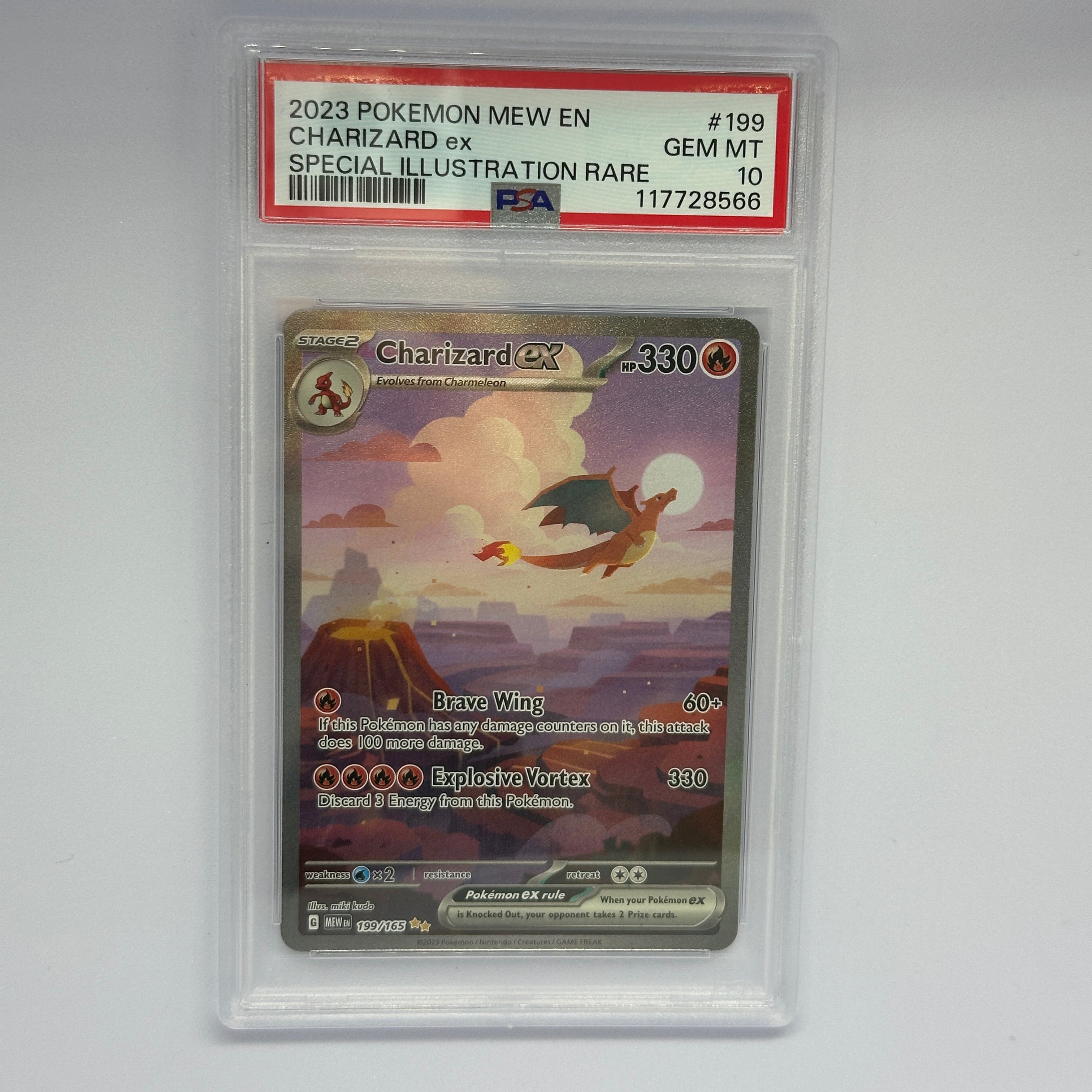 Charizard Ex 199/165 psa 10