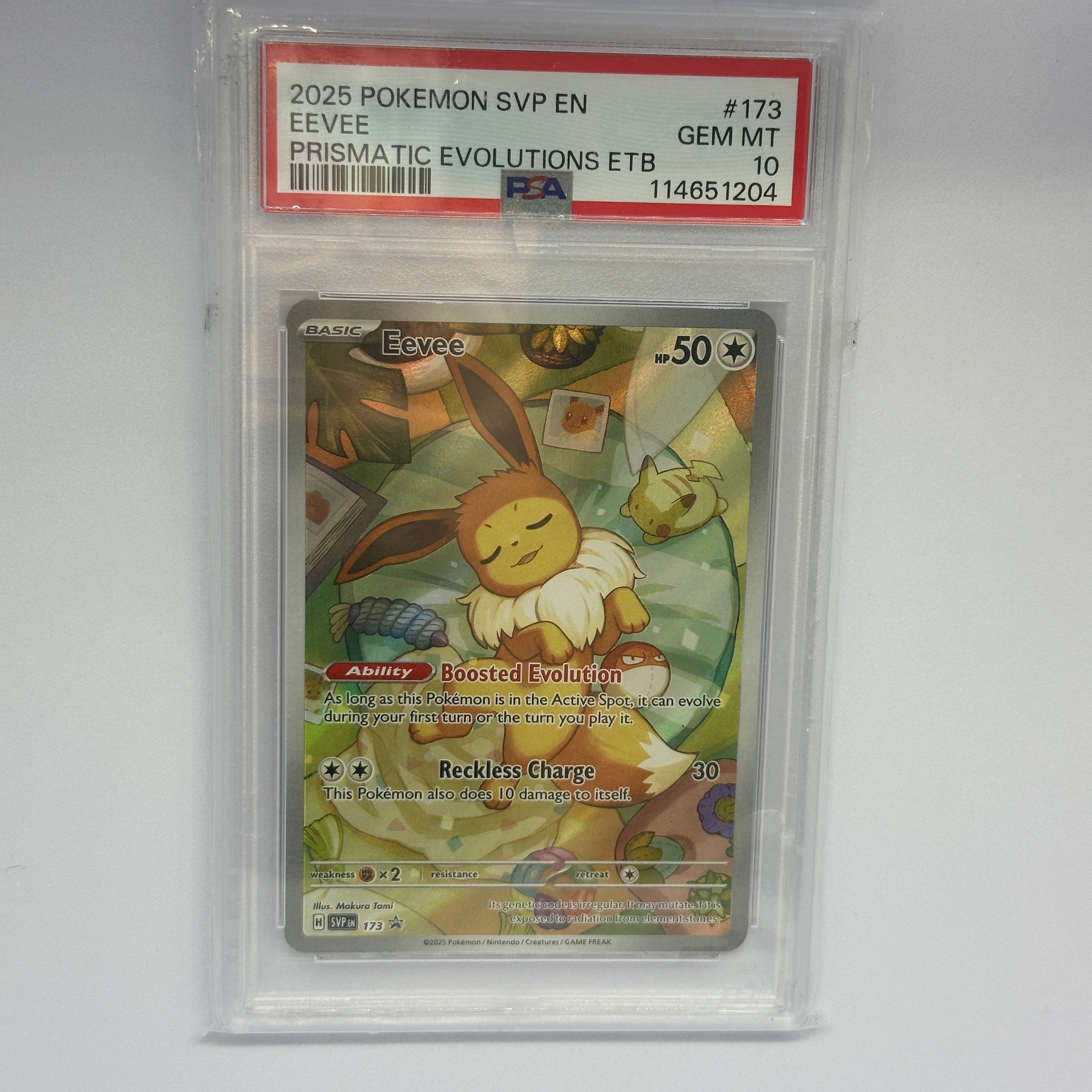 Eevee SVP 173 Black Star Promo PSA 10