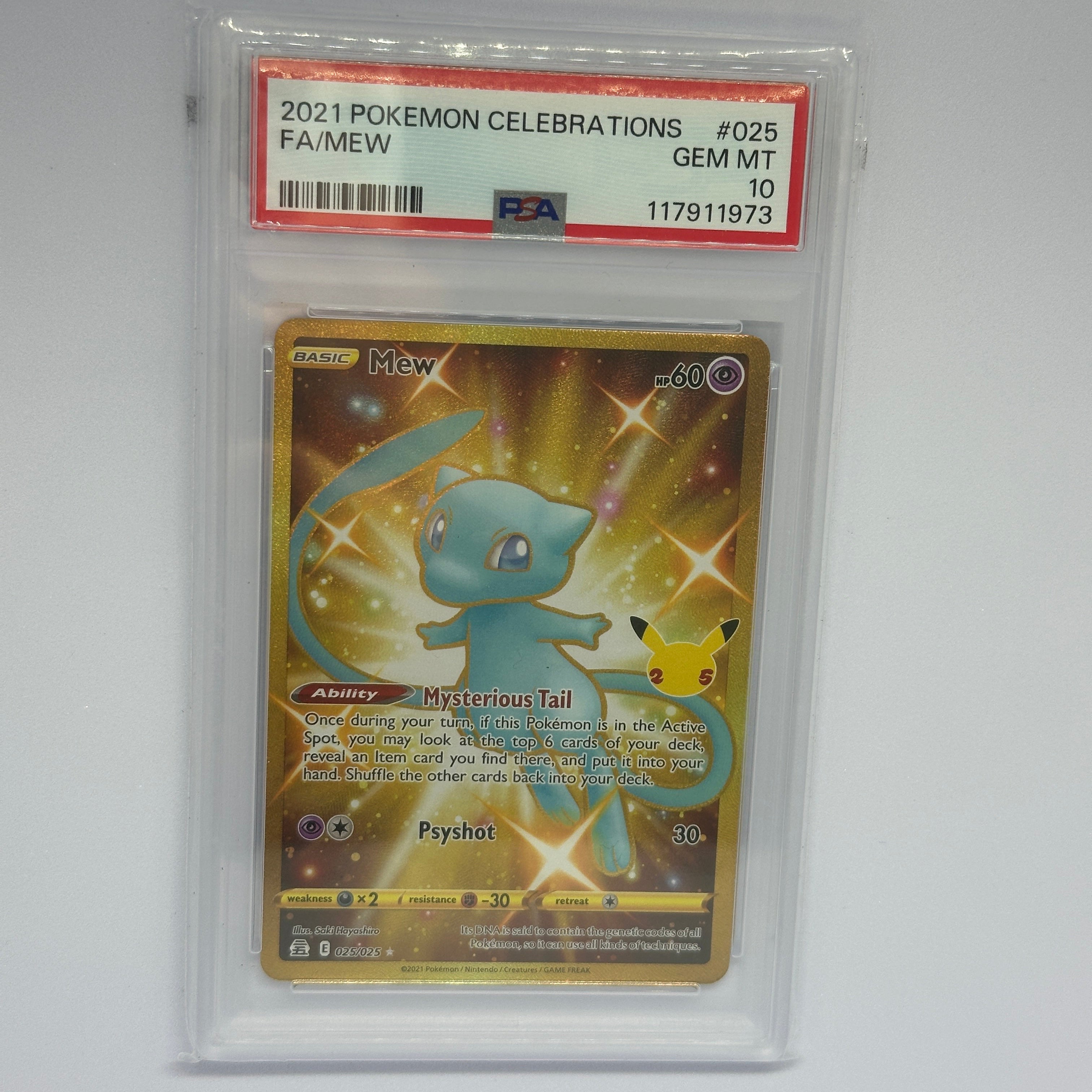 Mew 25/25 PSA 10