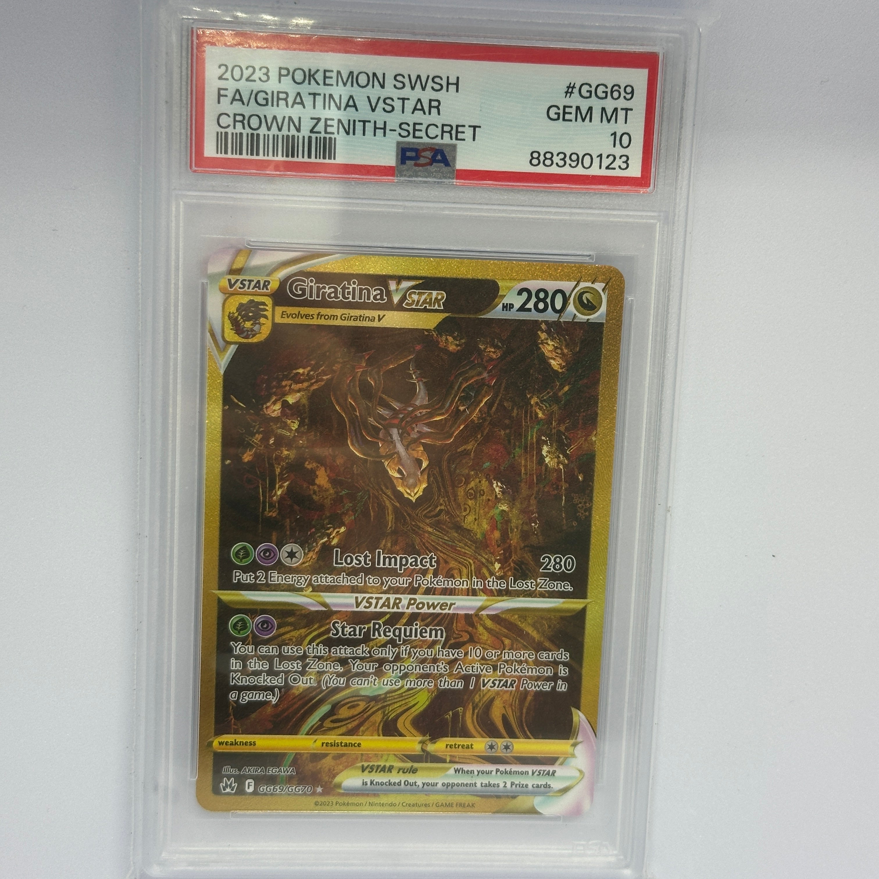 Giratina Vstar GG69 PSA 10